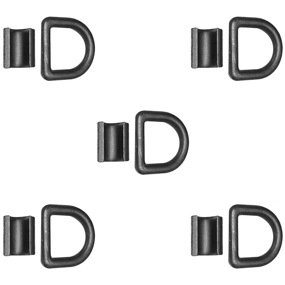 5X 1/2" Bolt-on D-Rings for Car Truck Tie Down