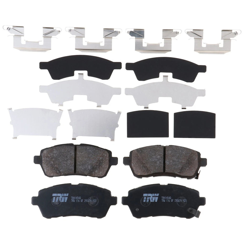 Set of 2 Brake Pads for Mazda 2 (2011–2014)