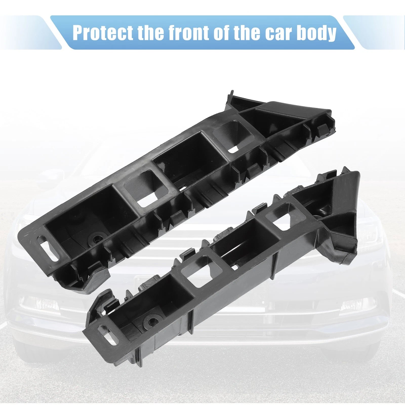 2X Front Left Right Side Bumper Cover Bracket No. 561807184A for Volkswagen 