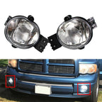 2X Front Fog Light Lamps Clear Lens LH+RH for Dodge Ram 1500 2500 3500 (2002–2008)
