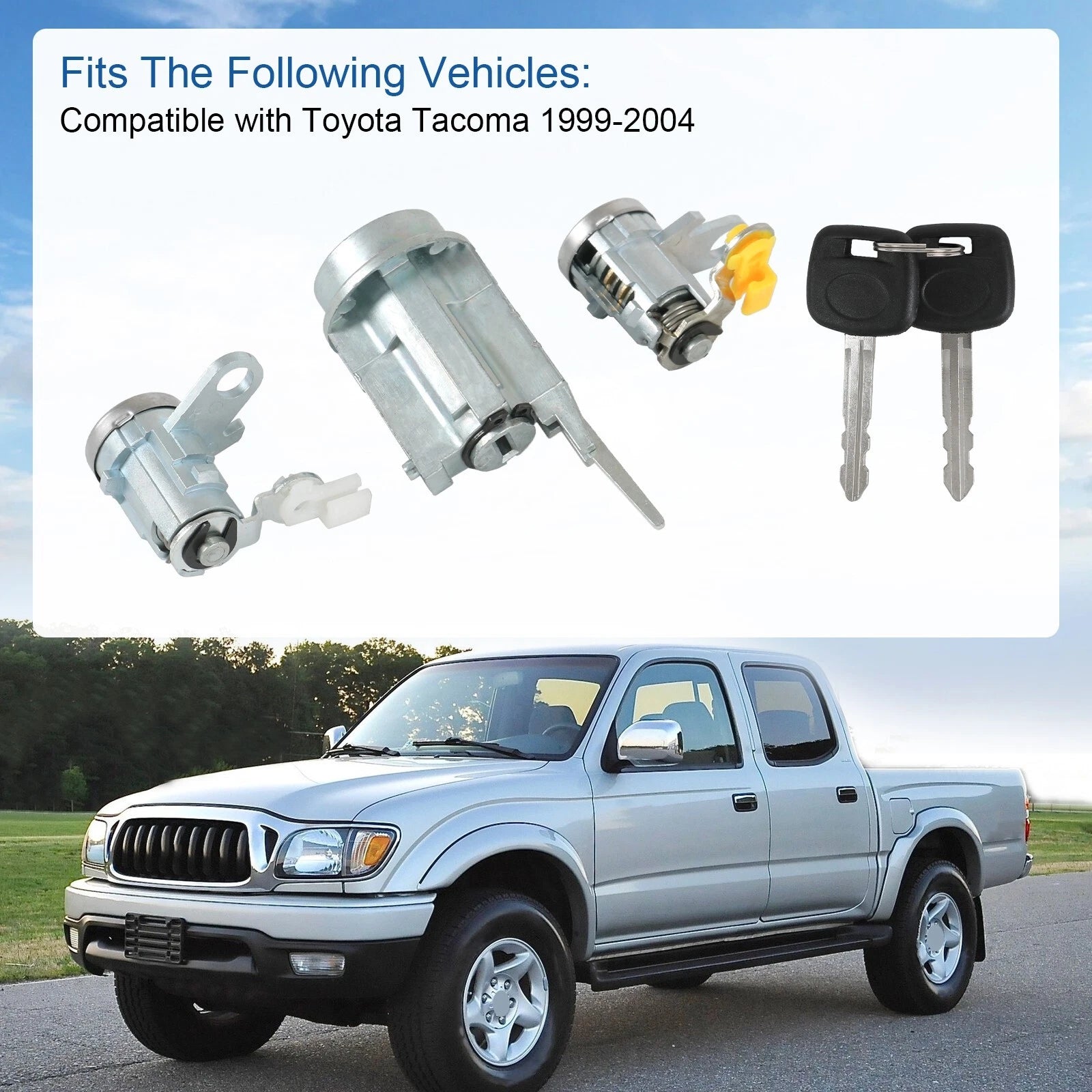 Ignition Switch & Door Lock Cylinder for Toyota Tacoma (1995-2003)