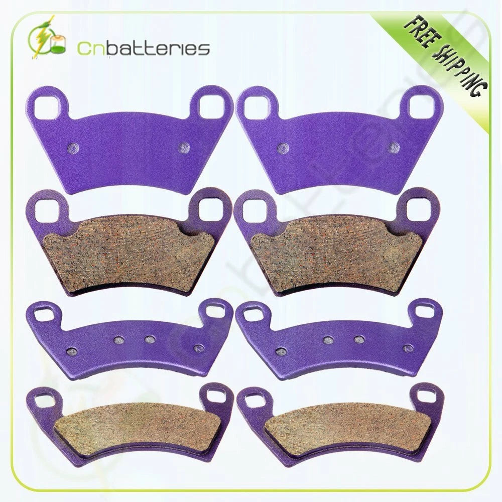 Front and Rear Brake Pads for Polaris Electric Ranger EV (2010–2012) Carbon Fiber