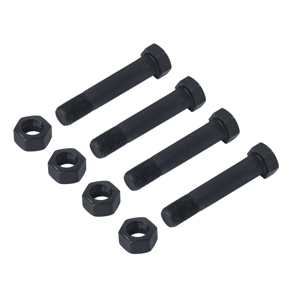2 Packs Trailer Shackle Kit for Tandem Axle Trailers (Double Eye Spring)