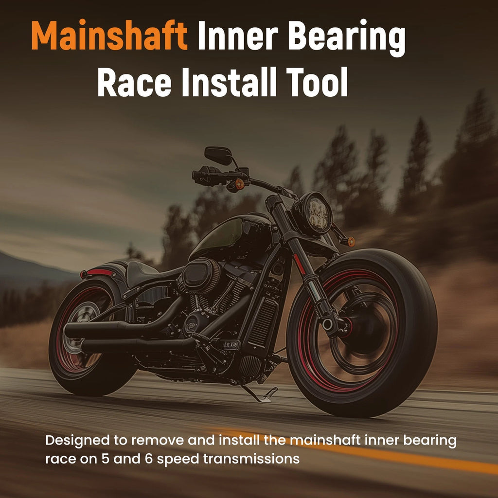 Transmission Mainshaft Bearing Inner Race Tool for Harley Big Twins (1984–2023)