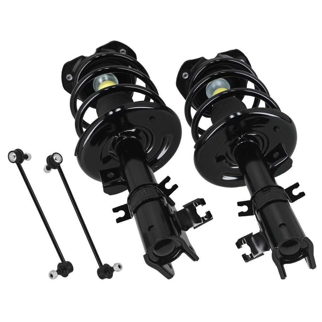 Set of 4 Front Complete Struts w/ Sway Bar Links for Nissan Altima (2007–2013)