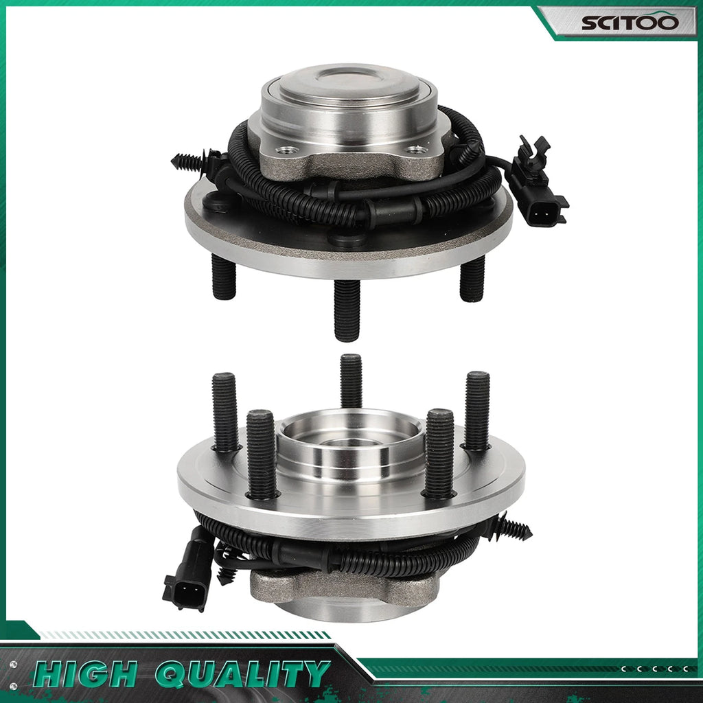 2X Rear Wheel Bearing Hub Assembly W/ABS for Dodge Grand Caravan (2012–2020)