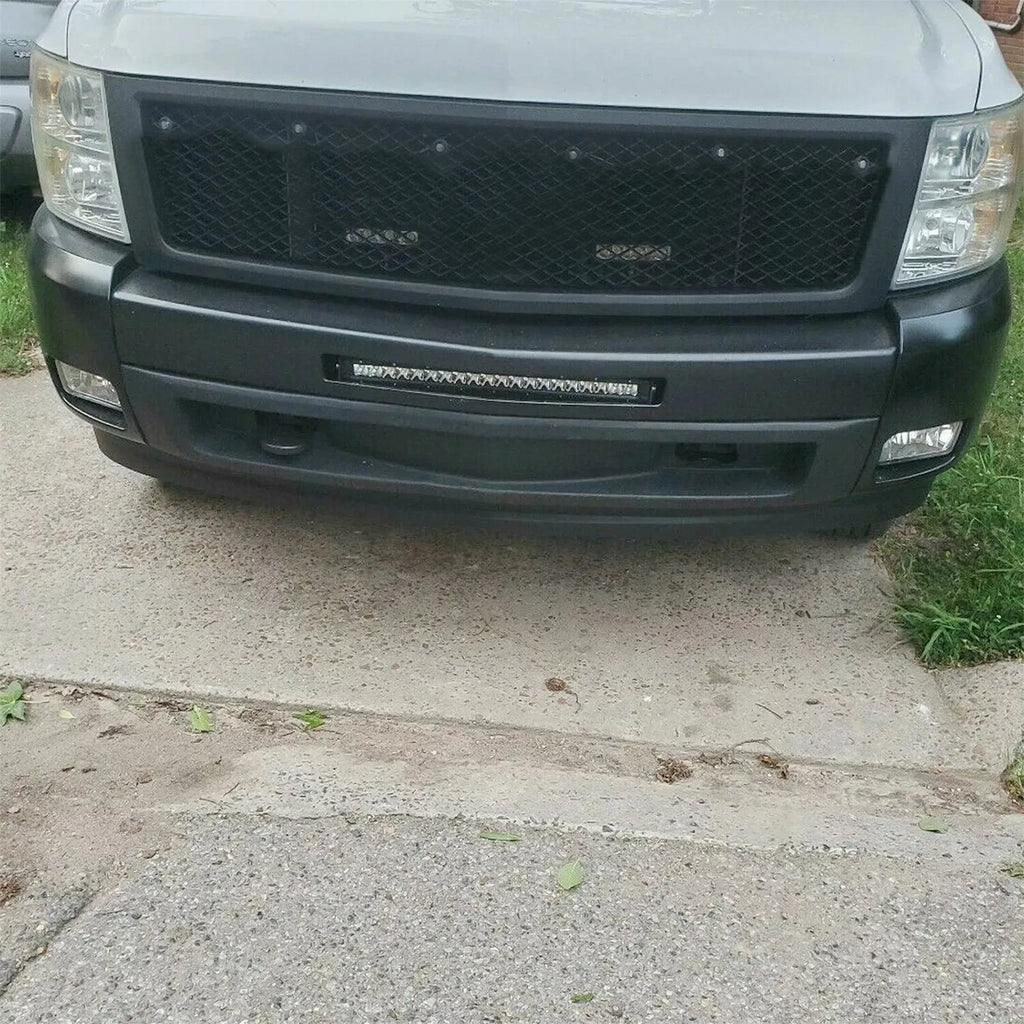 Bumper End Extensions for Chevy Silverado 1500 (2007–2013) with Fog Lamp Hole