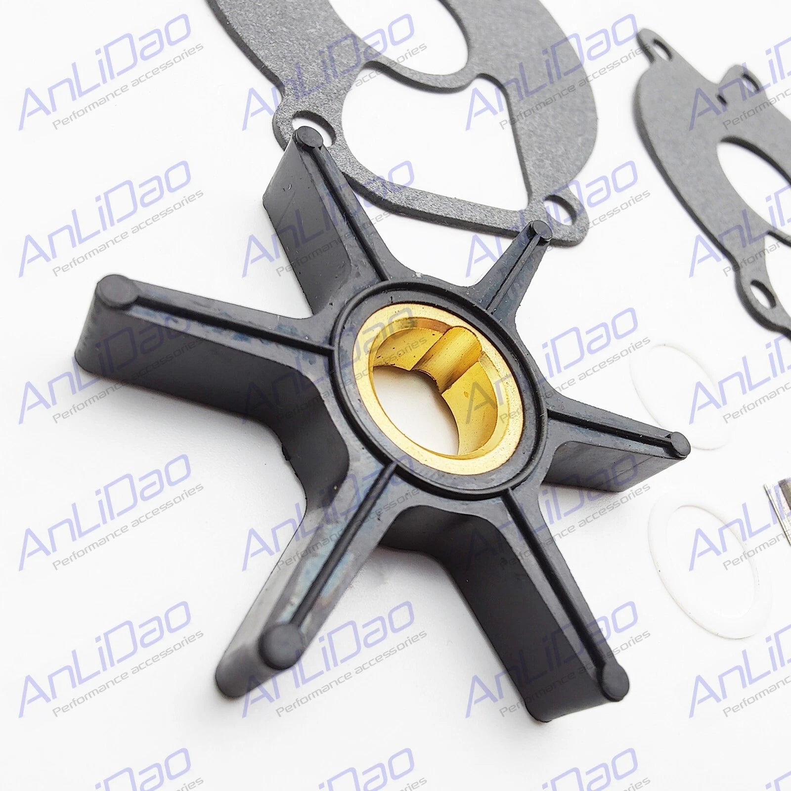 Water Pump Impeller Kit for Mercury 18 20 25HP (18-3215, 47-85089Q4, 47-85089T7)