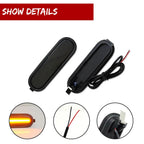 Smoked Amber LED Front Bumper Side Marker Lights for Honda Del Sol (1993–1997)