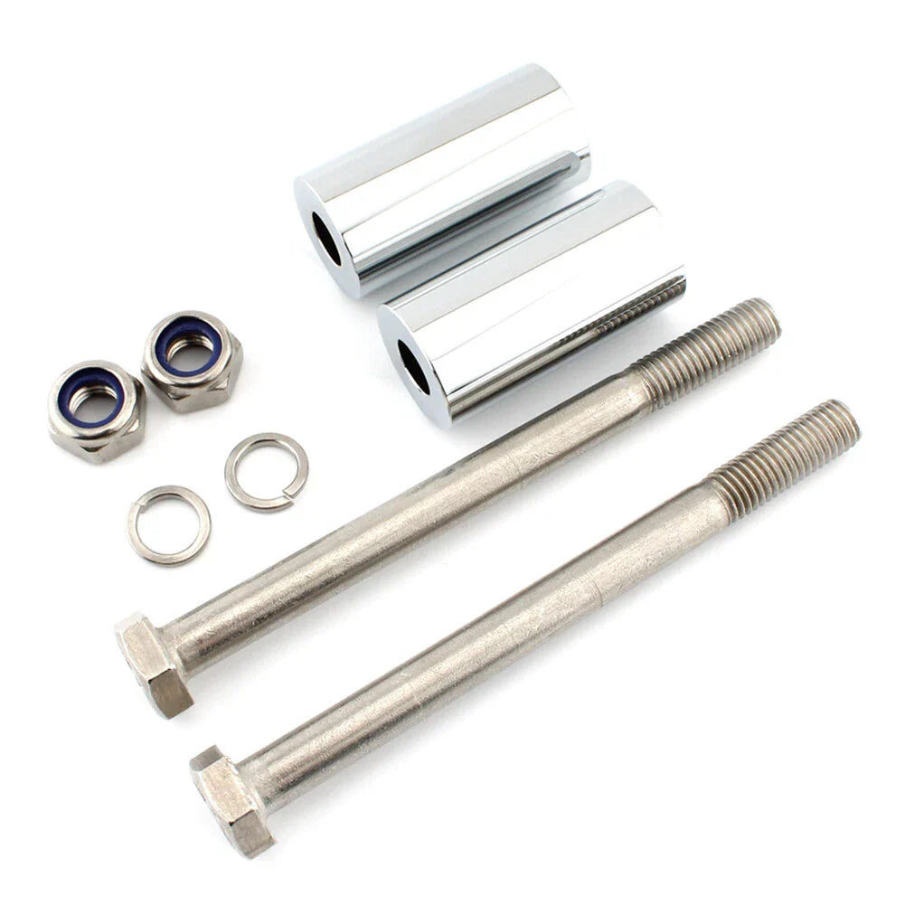 2" Chrome Handlebar Risers for Kawasaki Vulcan 800 900 1500 1600 2000