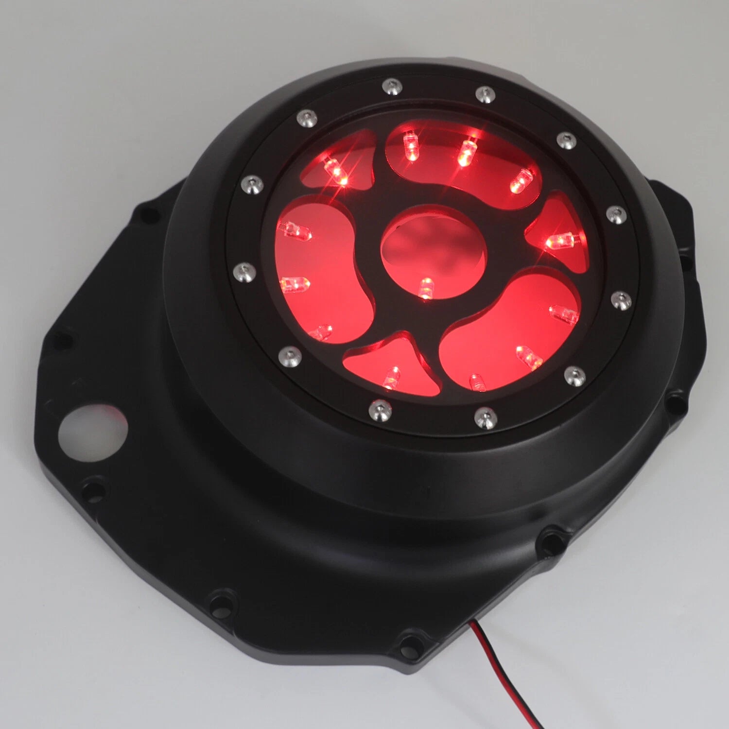 Sequential LED Engine Clutch Cover for Suzuki GSXR1300 Hayabusa (1999–2020)
