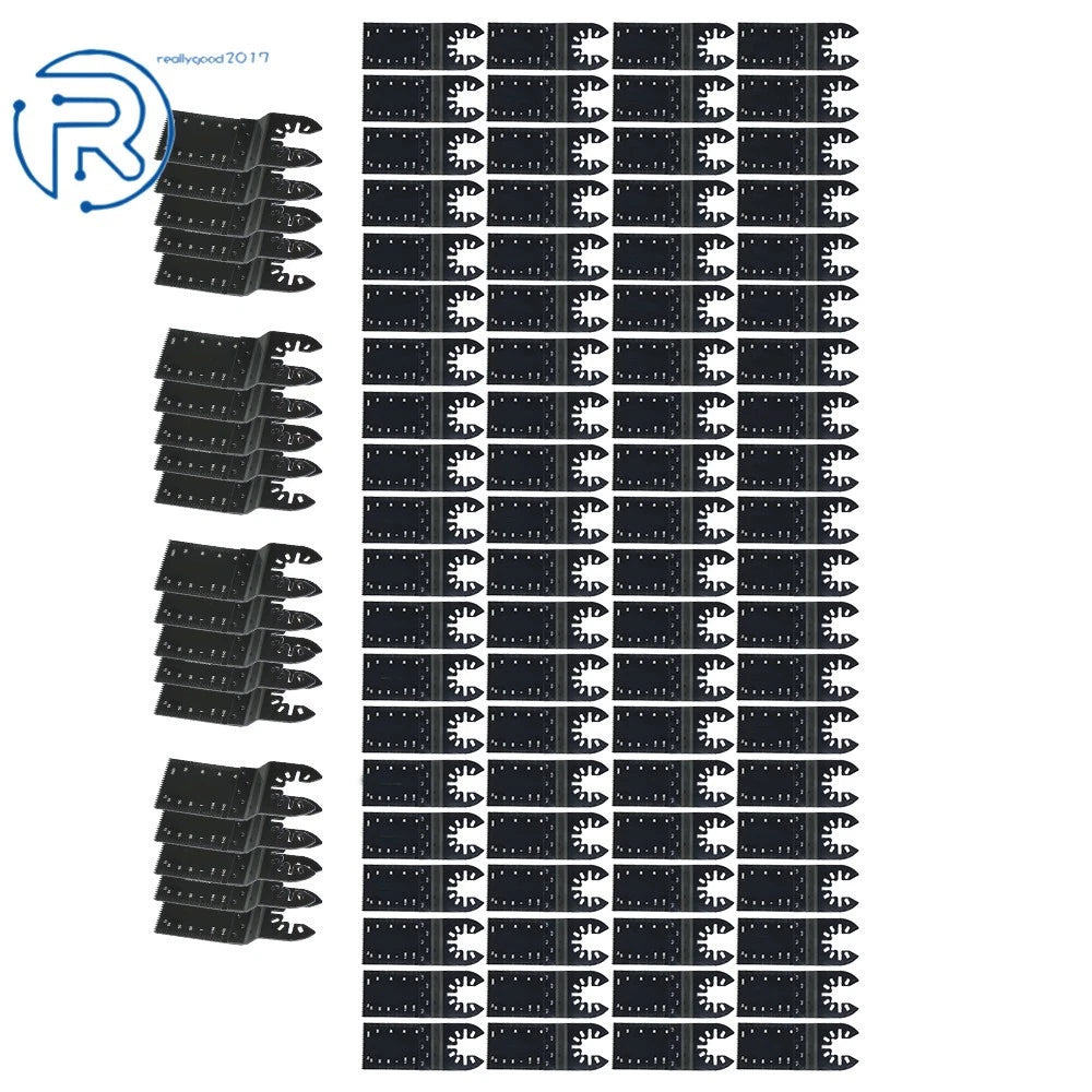 100Pcs Oscillating Tool Saw Blades for All Models (Multi-Compatible)