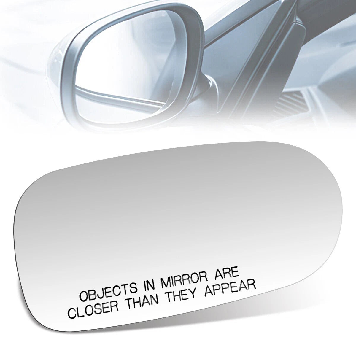Side View Door Mirror Glass for Nissan Altima (1993–1997) - Convex Lens, Right