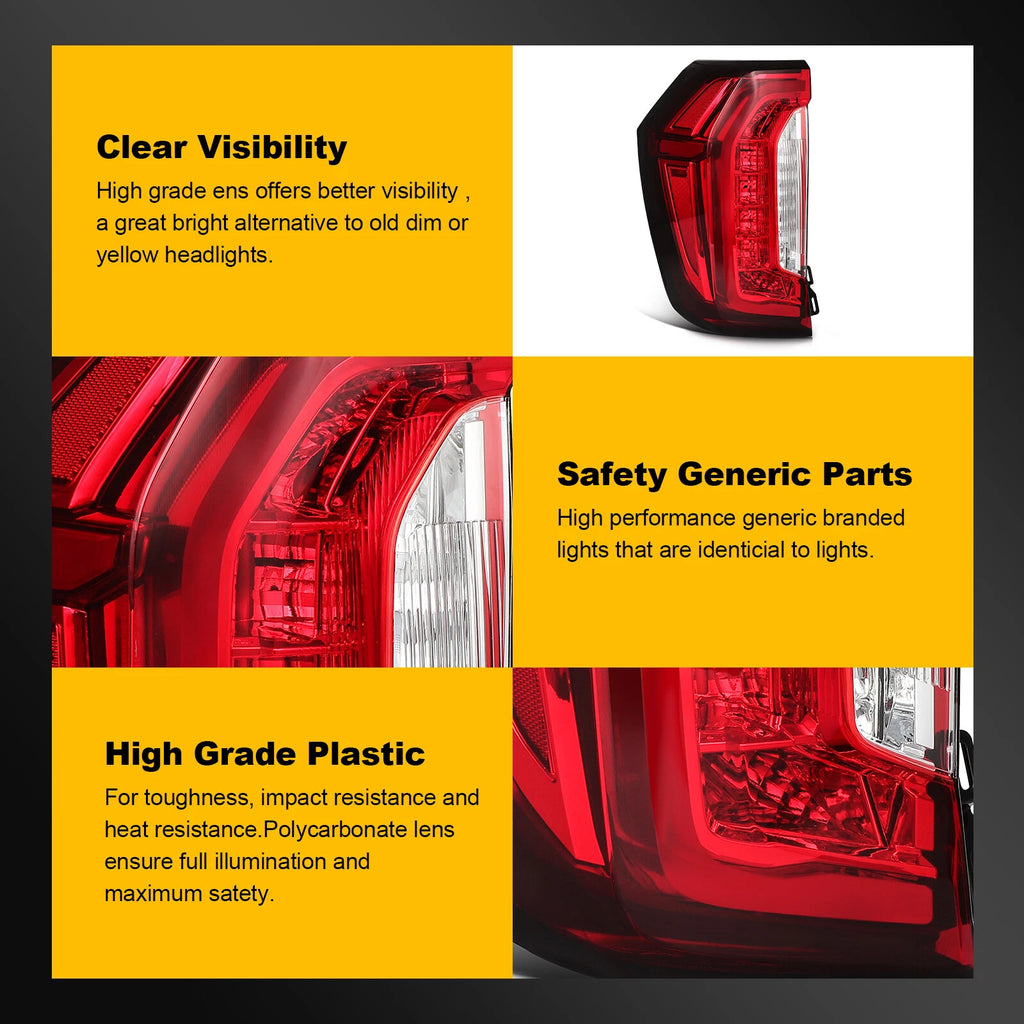 Tail Light Assembly for GMC Yukon (2021–2024) Left Driver Side