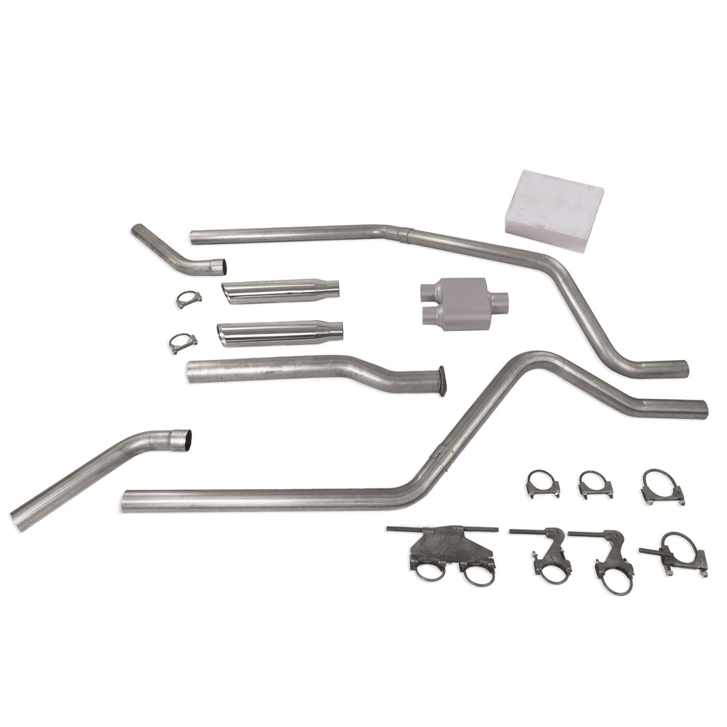 2.5" Dual Exhaust for Dodge Ram 1500 (2019–2025) RLD Clp T Cnr E