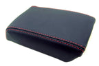 Center Console Armrest for Jeep Cherokee SRT-8 (2005–2010) Red Stitch PVC Leather