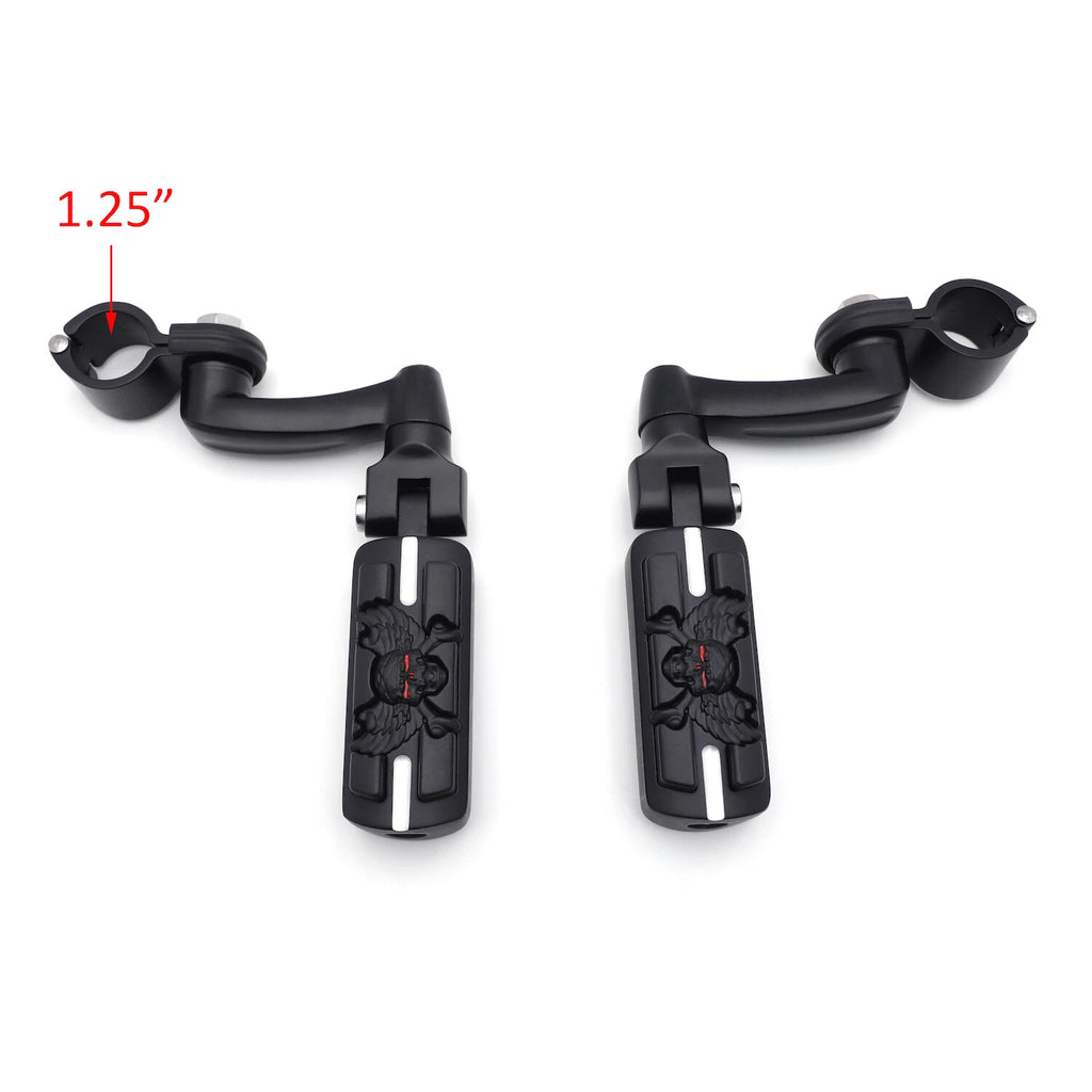 Footpeg Kit for Yamaha XV750 XV1100 (1.25" Engine Guard)