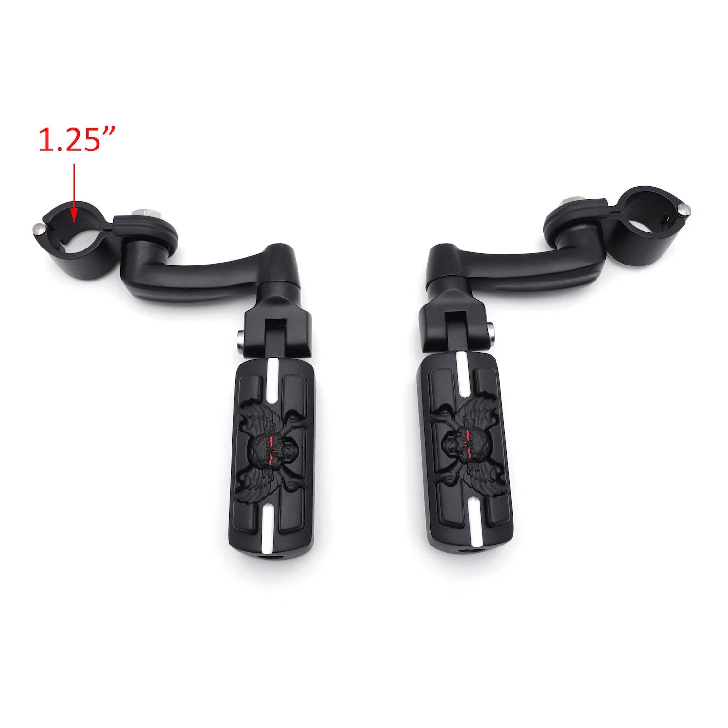 Footpeg Kit for Yamaha XV750 XV1100 (1.25" Engine Guard)