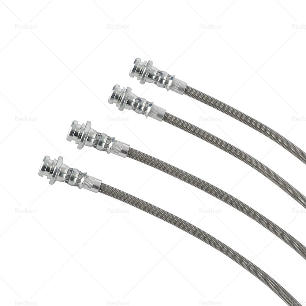 Braided Brake Line Hose Set for Nissan Patrol GQ Y60 (1988–1997)