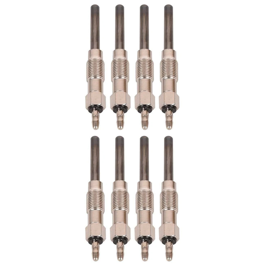 Set of 8 Glow Plugs for Hummer Military HMMWV (1992–2001)