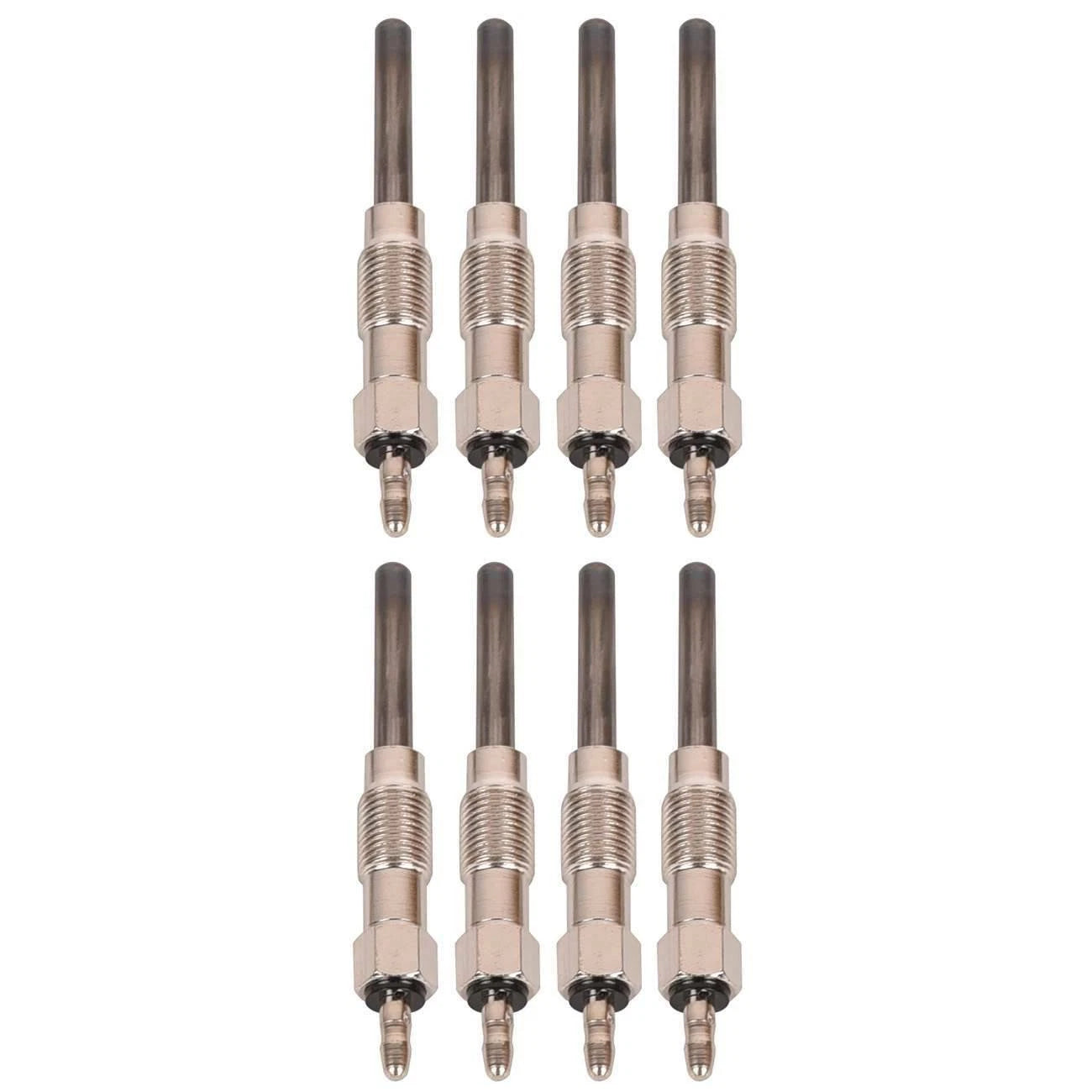 Set of 8 Glow Plugs for Hummer Military HMMWV (1992–2001)