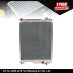 3 Row Aluminum Radiator for Ford Mustang GT (2005â2014)