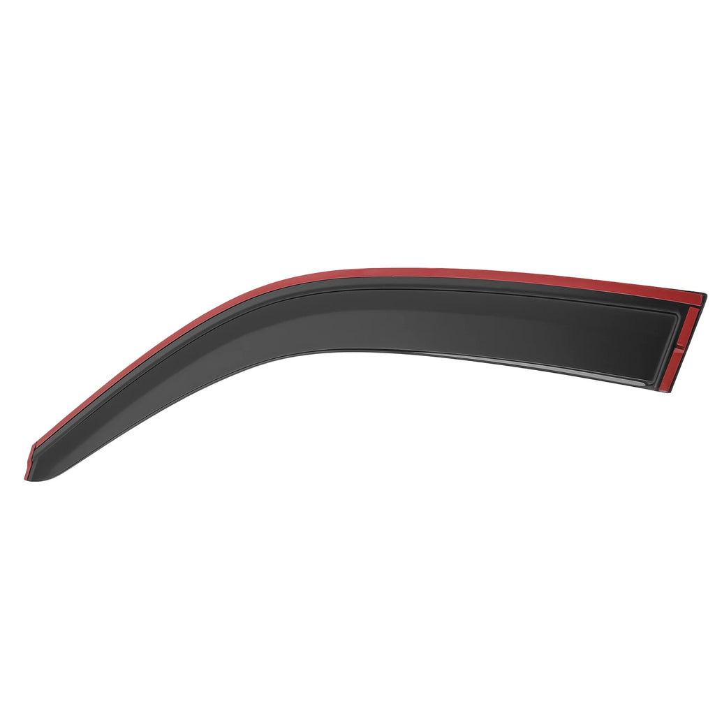 Set of 4 Wind Deflectors for Lexus IS200t IS250 IS350 (2014–2020) Black