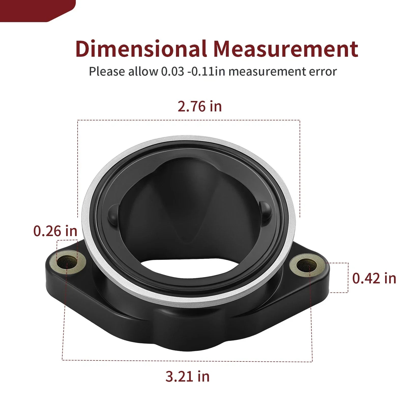 Intake Boot Manifold Adapter for Polaris RZR XP Turbo S, RZR PRO XP 4 (2019–2023)
