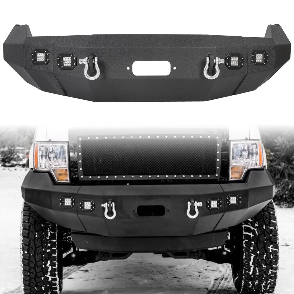 Heavy Duty Winch Ready Front & Rear Bumper for Ford F150 (2009–2014)