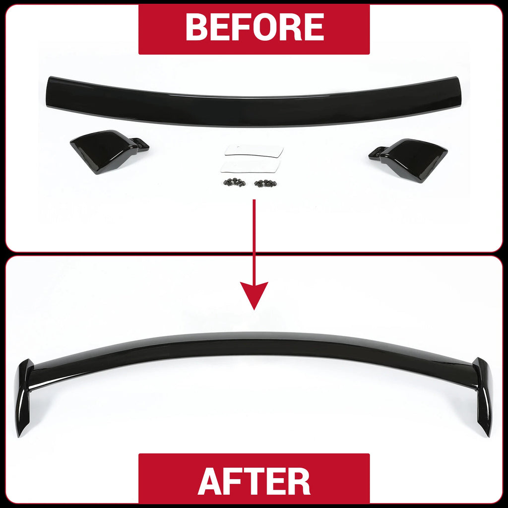 Glossy Black Rear Window Roof Spoiler for Subaru Impreza WRX STI (2002–2007)