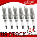 6X Ignition Coil & Spark Plug for BMW X5 (2007–2010)
