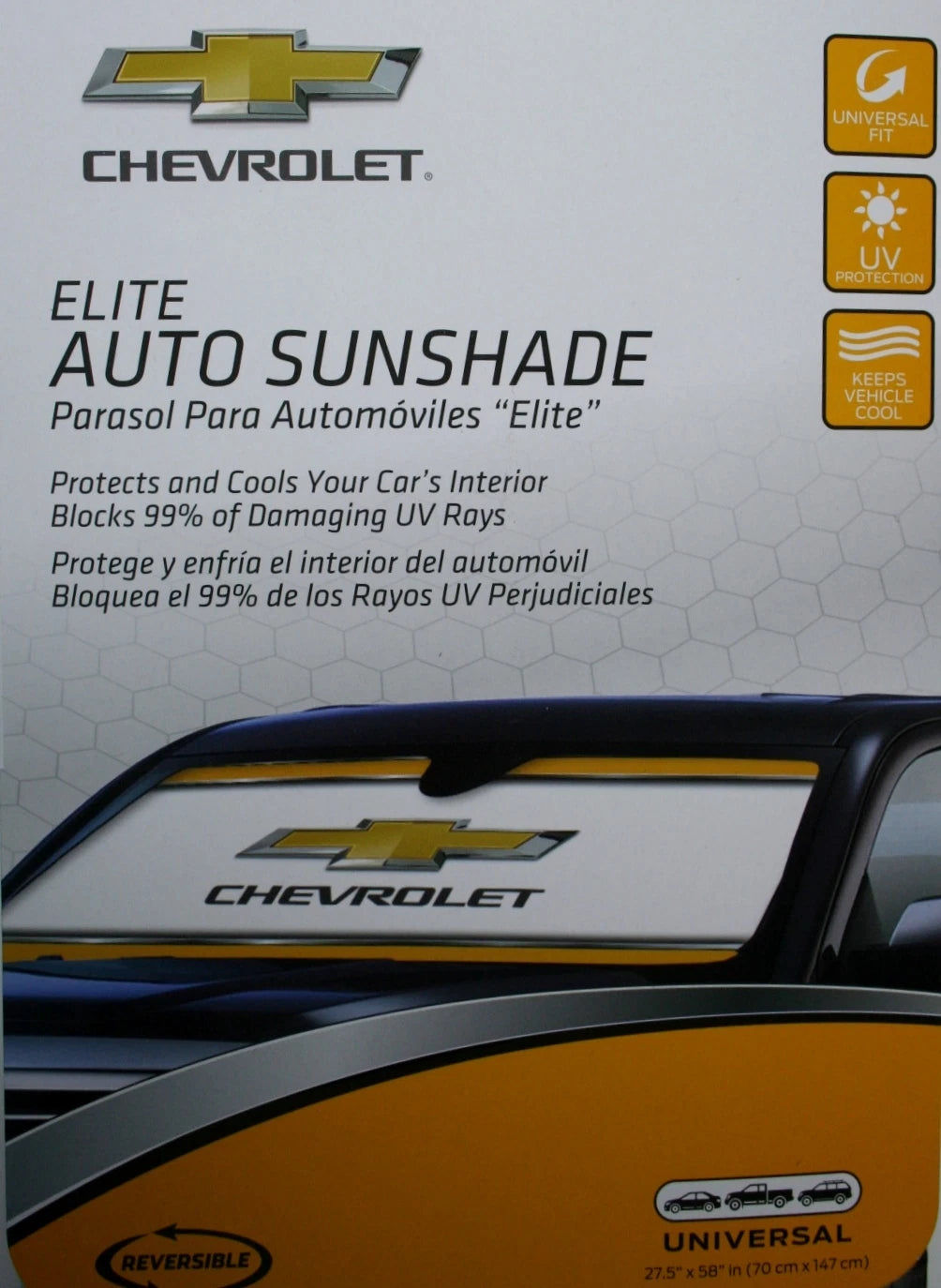 Sunshade for Chevy Chevrolet Truck (UV Block, Dash Protector)