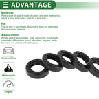 Set of 5 Oil Seal Rotary Shaft Seal NBR Rubber 16x26x7mm