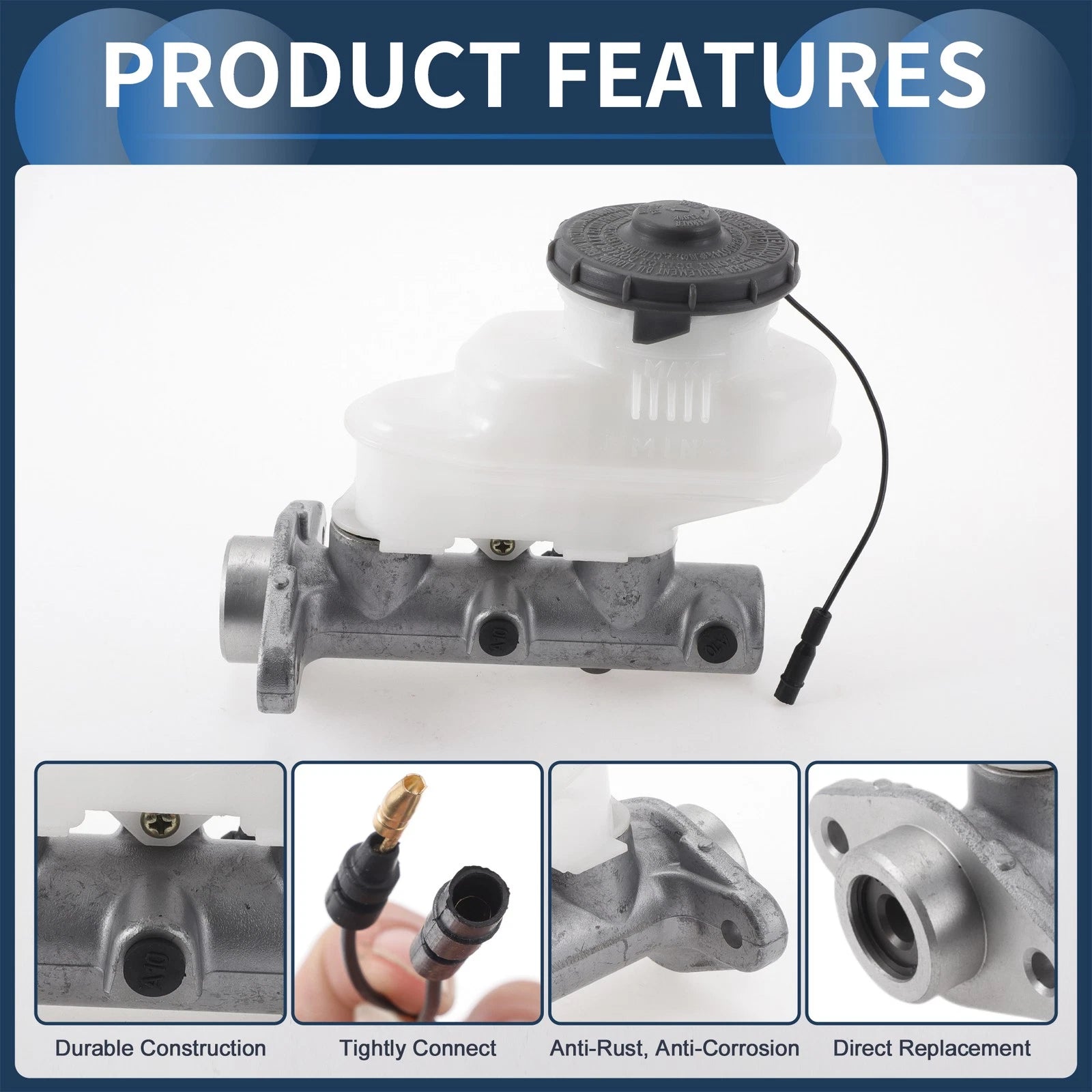 Brake Master Cylinder Reservoir No. 46100S84A52 for Honda Accord (1998–2002)
