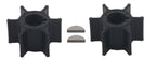Set of 2 Water Pump Impeller & Key for Yamaha Marine Outboard 8/15hp (47-95611M, 47-81242M)