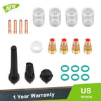 Set of 22 Pyrex Glass Cups for WP-17/18/26 TIG Welding Torch