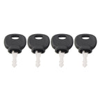 4X Ignition Key 14607 14707 for Bomag Dynapac Terex Vibromax NH