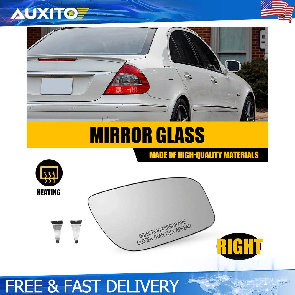 Right Side Heated Mirror Glass for Mercedes E550 E63 AMG W211 (2007–2009) A2118100821