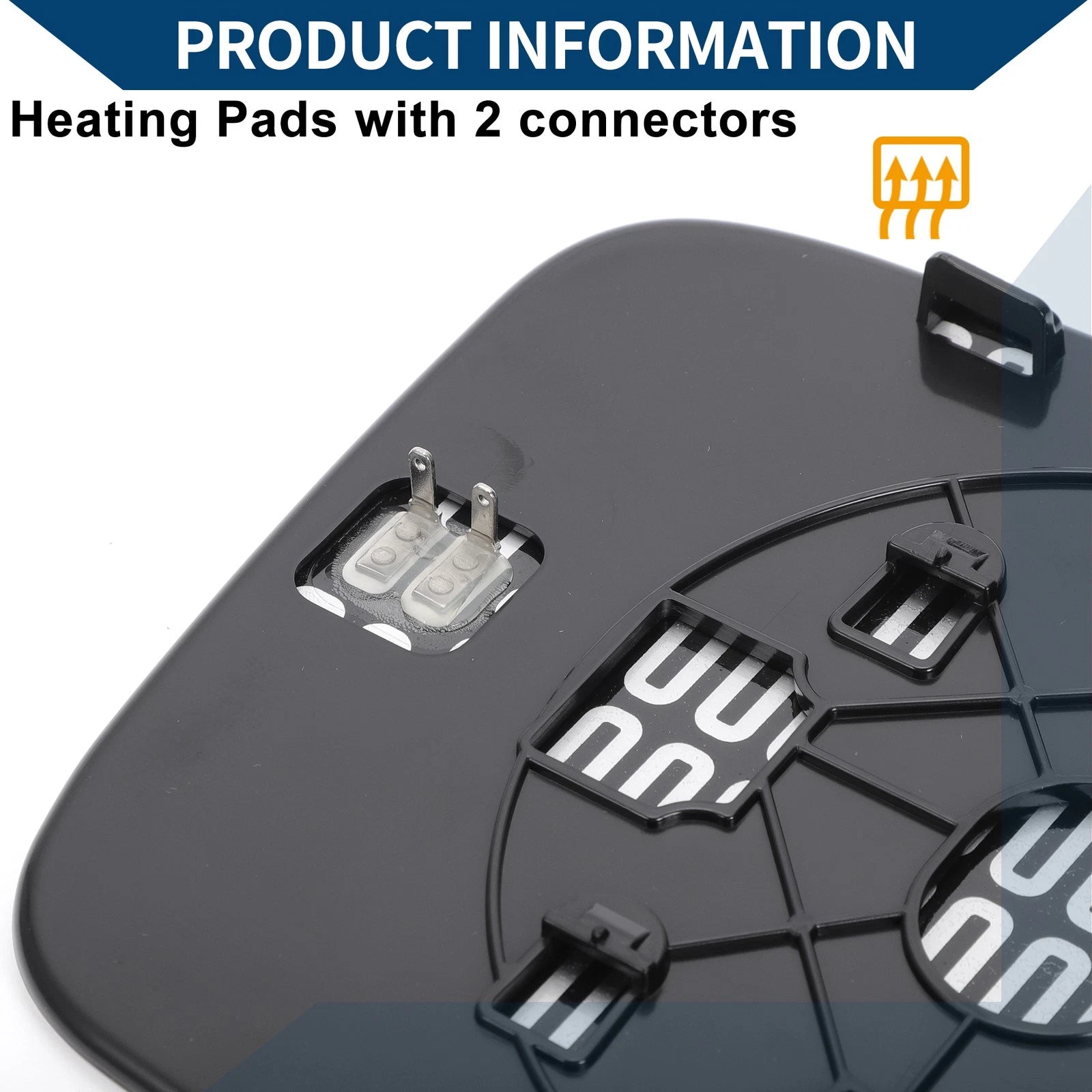 Heated Left Side Mirror Glass for Honda Pilot (2003–2008)