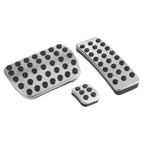 3 Pcs Manual Transmission Brake Gas Pedal Pad Cover for Mercedes-Benz 