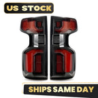 LED Tail Lights for Chevy Silverado 1500 (2019–2026) Black Pair Conversion