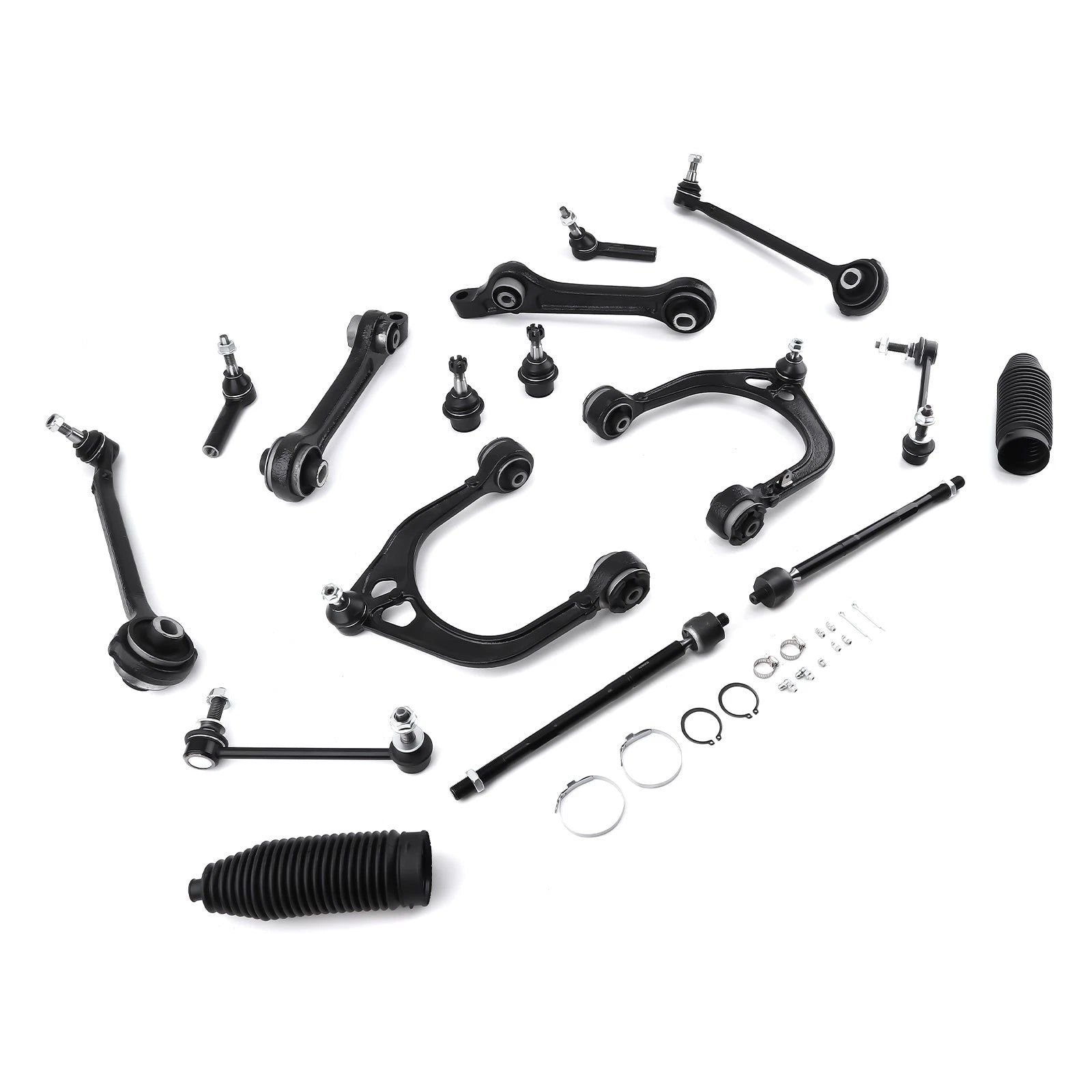 16x Front Control Arms Tie Rods for Dodge Charger Challenger 300 (2011–2019)