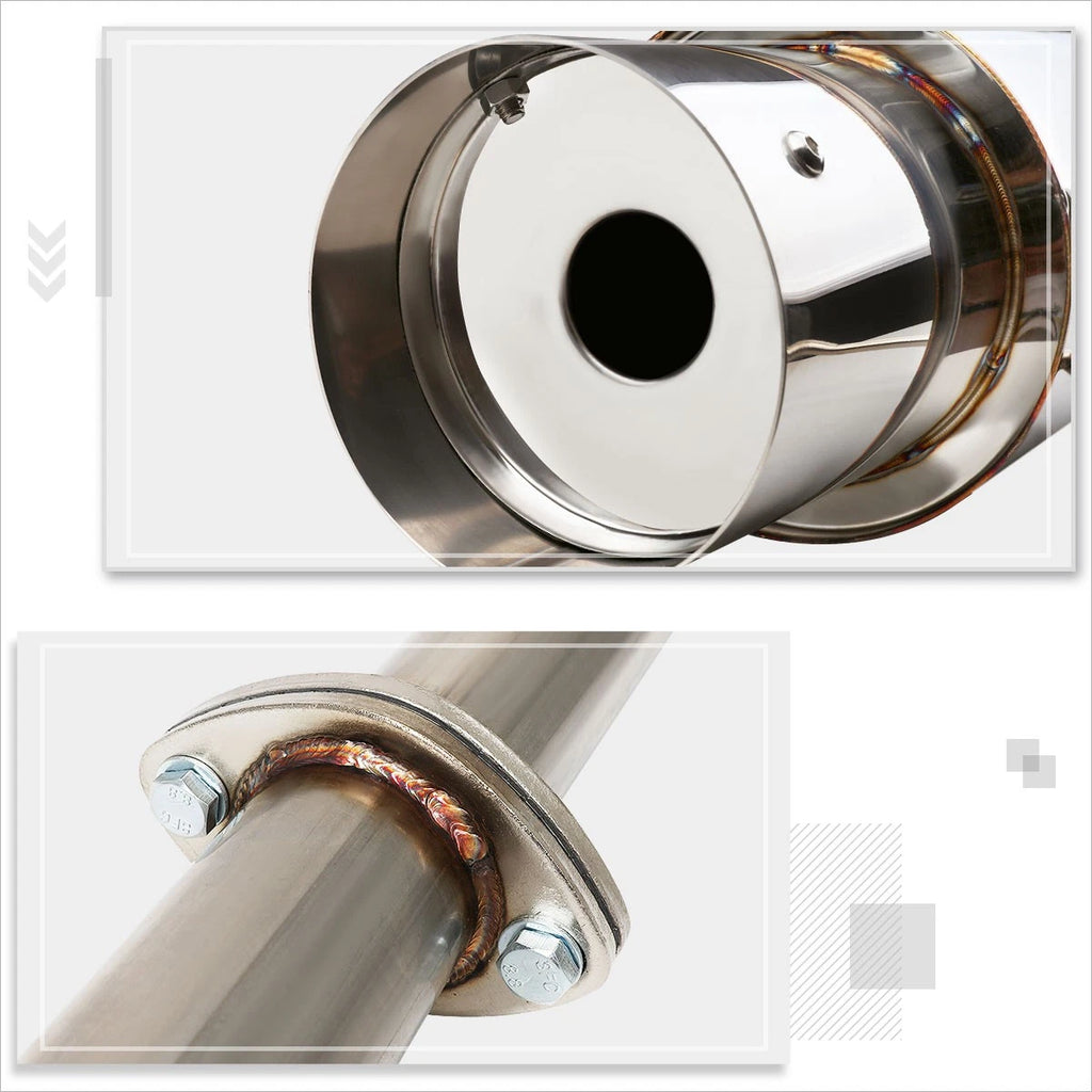 Catback Exhaust System for Acura Integra DA9 DB1-DB2 (1990–1993) 4.5" Tip