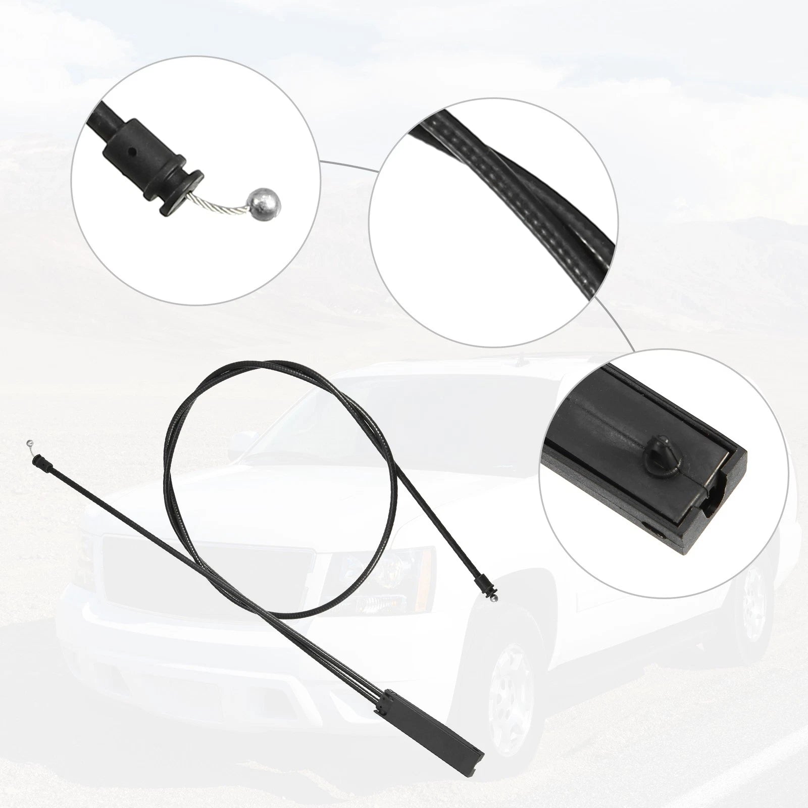 2X Front Hood Release Cable for BMW 328i (2012–2015)