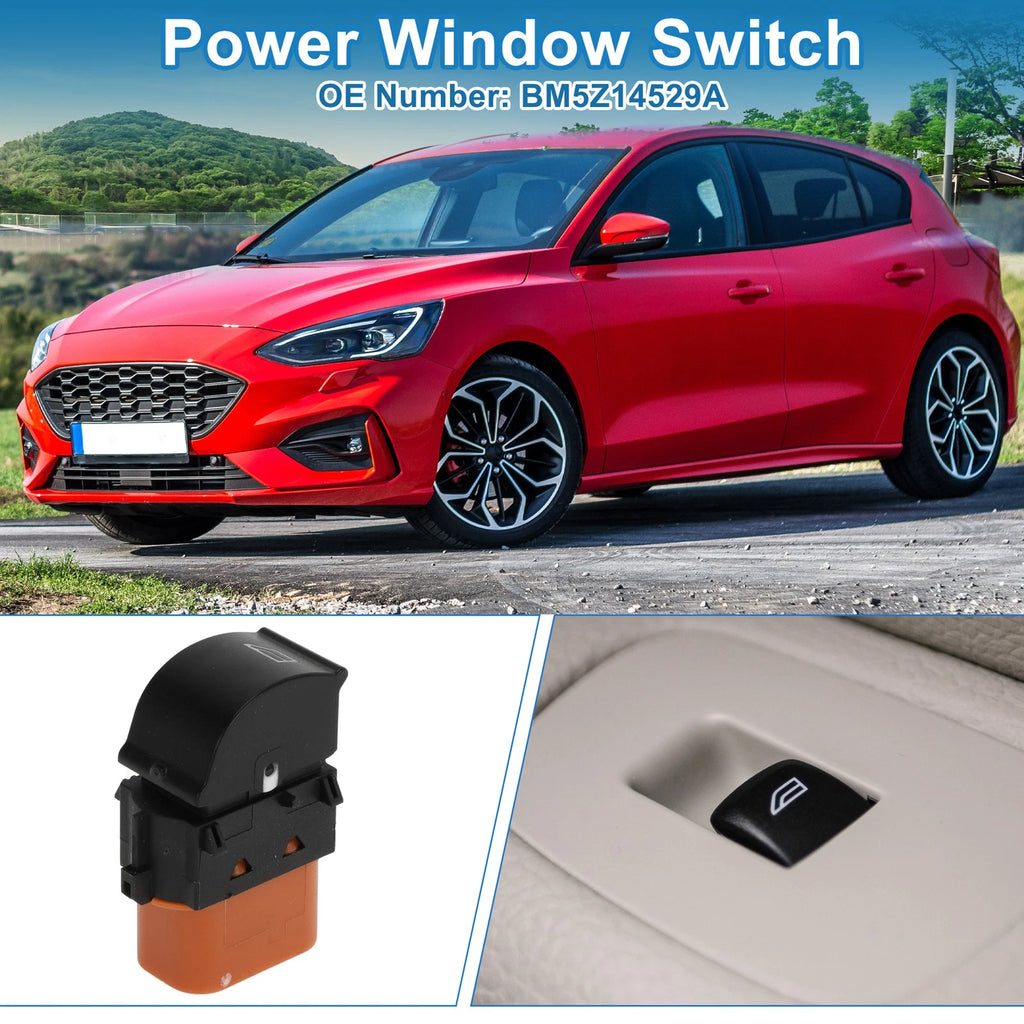 Rear Passenger Side Window Switch for Ford Escape Focus Transit (2013–2019) No.BM5Z14529A