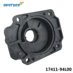 Water Pump Case & Sleeve Set for Suzuki Outboard DF25A DF30A (17411-94L00, 17413-94L10)