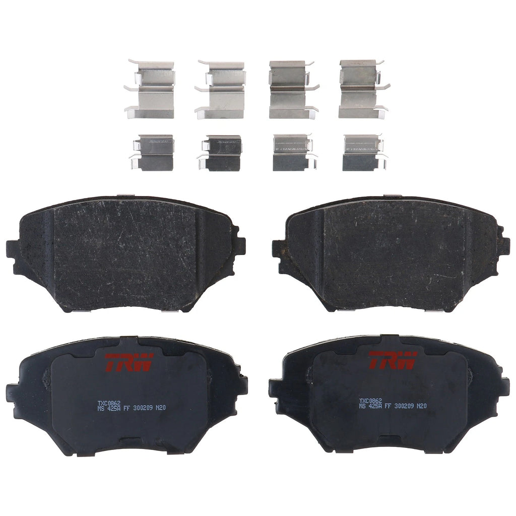 Set of 4 Disc Brake Pads for Toyota RAV4 (2001–2005)