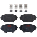 Set of 4 Disc Brake Pads for Toyota RAV4 (2001–2005)