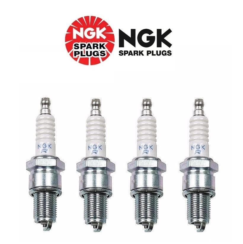 Set of 4 NGK BPR7ES 5534 Standard Resistor Spark Plugs for Performance