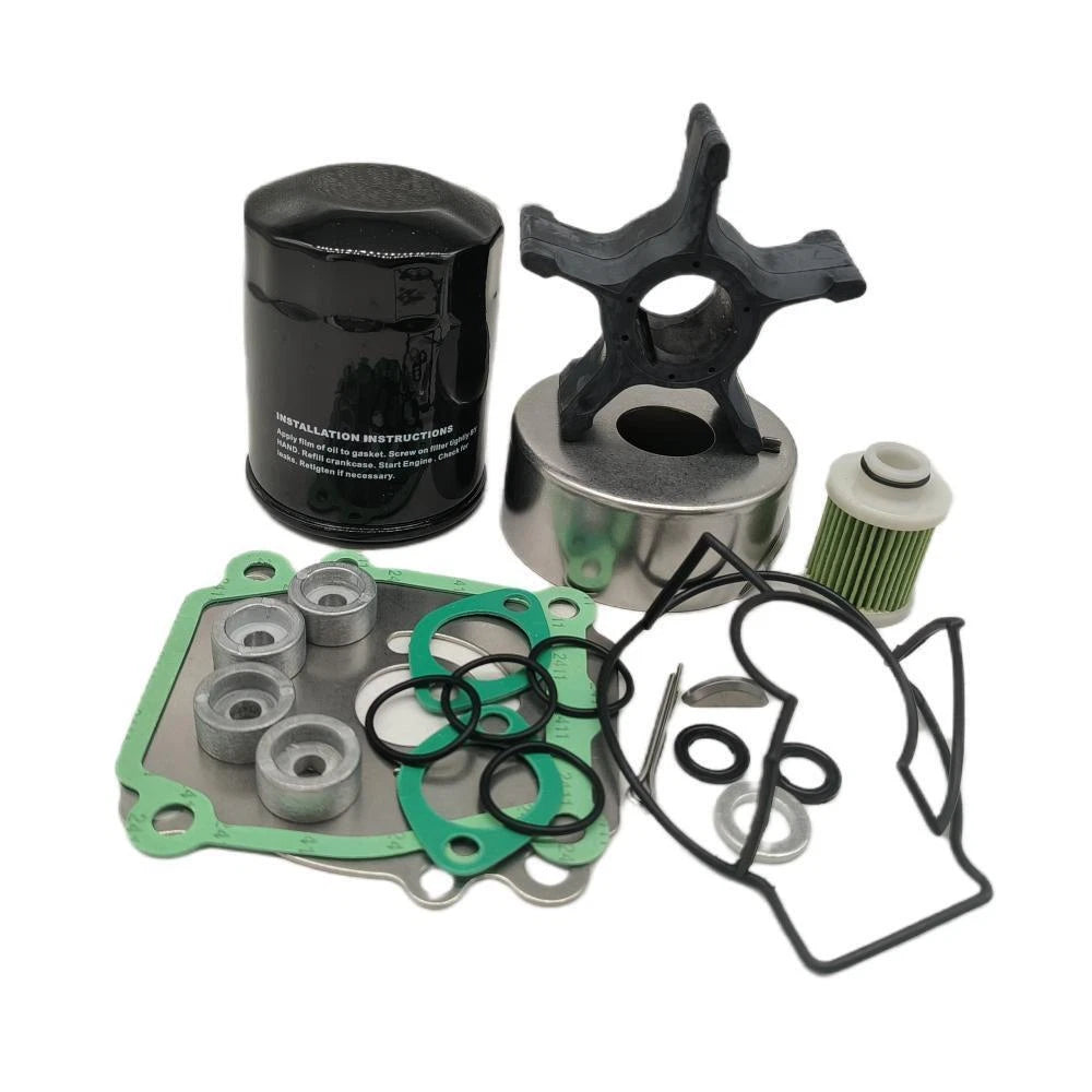 Maintenance Kit for Suzuki DF100A DF115A DF140A (17400-92821 15412-92J00)